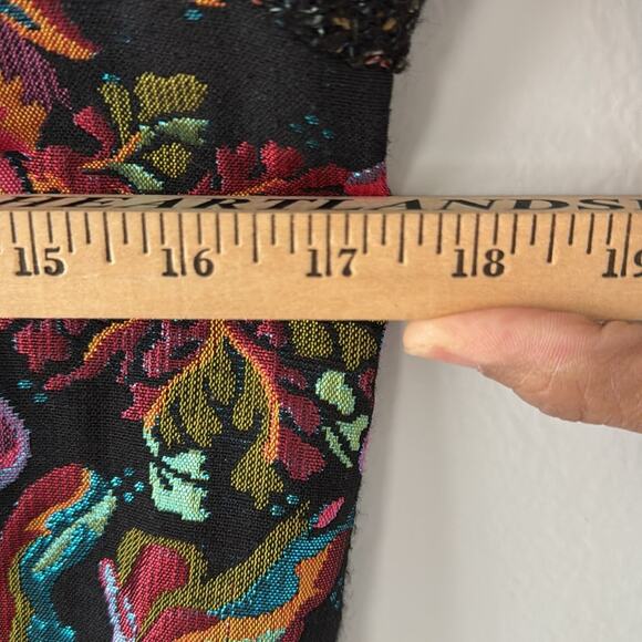 Anthropologie James Coviello Top Embroidered Spring Date Night Party - Picture 8 of 10